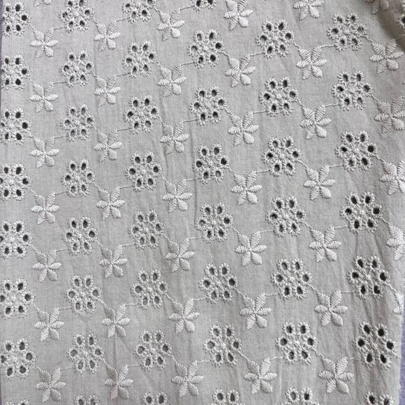 Avec Les Filles  Bomber Jacket Size M Embroidered Eyelet Sleeve - Picture 13 of 14